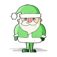 cartoon happy santa claus N14