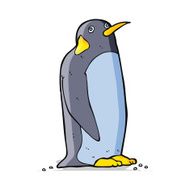 Cartoon penguin N61