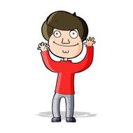 cartoon happy boy N128