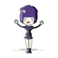 Cartoon Vampire Girl N115