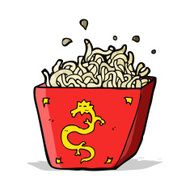 cartoon noodle box N16
