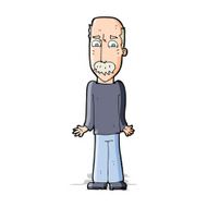 cartoon dad shrugging shoulders N5