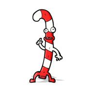 Cartoon Dancing Christmas Candy Cane N8