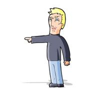 cartoon angry man pointing N5