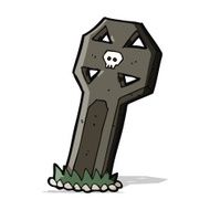 cartoon spooky grave N29