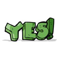 cartoon yes symbol N6
