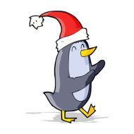 Cartoon Christmas Penguin N21