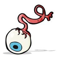 cartoon gross eyeball N9