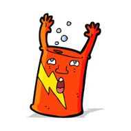 cartoon soda can character N4