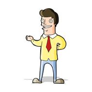 cartoon salesman N17