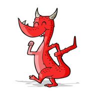 cartoon happy dragon N4