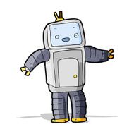 Cartoon Robot N179
