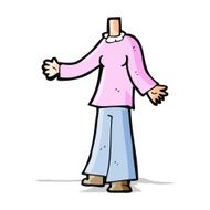 cartoon female body (add photos or mix and match cartoons) N107