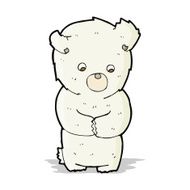 cute cartoon polar bear N33
