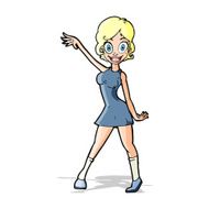 cartoon party girl N5