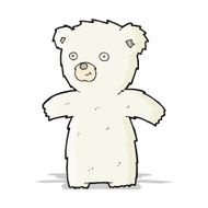 cute cartoon polar bear N34