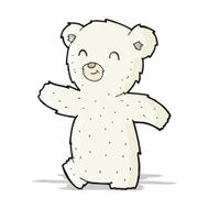 cute cartoon polar bear N35