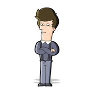 cartoon annoyed man N40