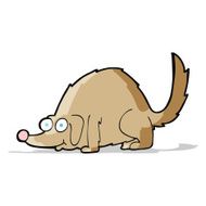 cartoon happy dog N36