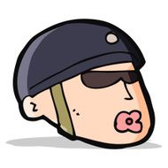 cartoon policeman head N5