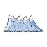 Cartoon Mountain Range N9