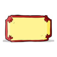 cartoon old frame banner N5