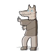 cartoon funny werewolf N9