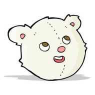 cartoon polar bear face N9
