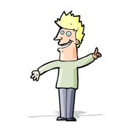 cartoon happy man N245