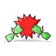 cartoon christmas cracker N26