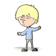 cartoon curious man N35