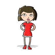 Cartoon Woman N35