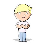 cartoon happy man N246