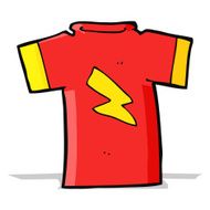 cartoon t shirt with lightning bolt N4