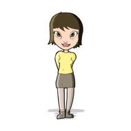 cartoon pretty girl N55