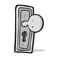 cartoon door knob N11
