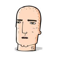 cartoon bald tough guy N9