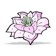 cartoon flower N260