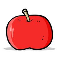 cartoon shiny apple N5