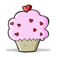 cartoon cupcake N94