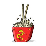 cartoon noodles in box N5