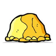 Cartoon Gold Nugget N6