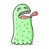 cartoon funny ghost N13