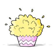 cartoon exploding cupcake N5