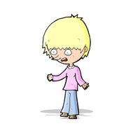cartoon stressed out woman N12