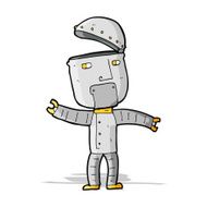 cartoon funny robot N47