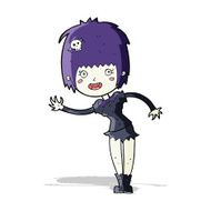 Cartoon Vampire Girl N119