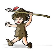 Cartoon caveman N7