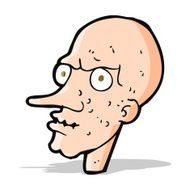cartoon evil old man N7