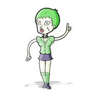 cartoon halloween girl N10